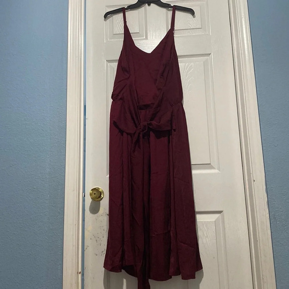 City Chic Dreaming Dress - Pomegranate Size XXl / 24 - Picture 3 of 7